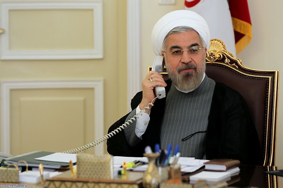 Pres. Rouhani talks with Turkish, Russian counterparts over phone