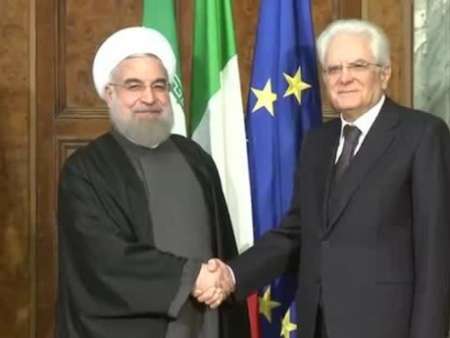 Italian president congratulates Rouhani on re-election