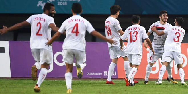 Syria qualifies for quarterfinals of Asian Games, Indonesia