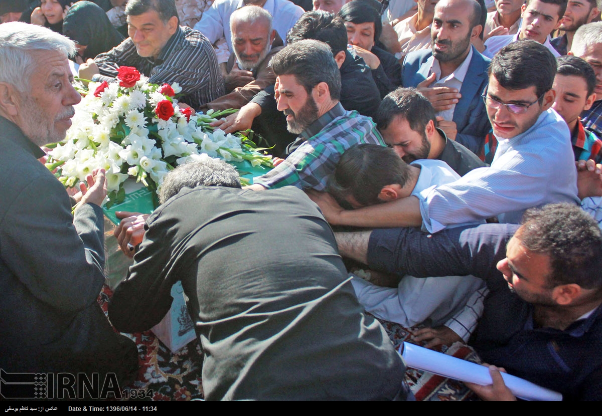تبریز/استقبال از پیکر مطهر حسن جنگجو، شهید 13 ساله