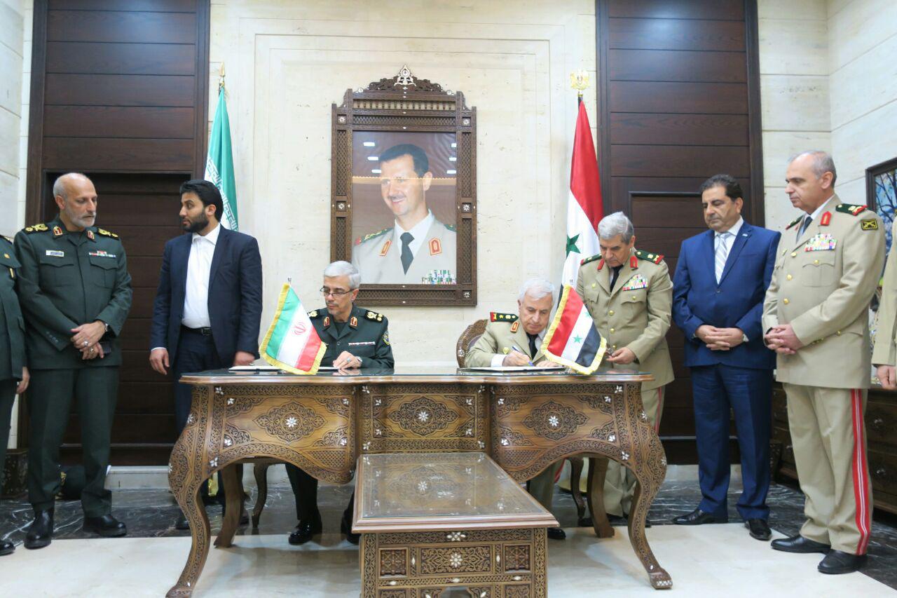 Iran, Syrian ink MoU on military cooperation