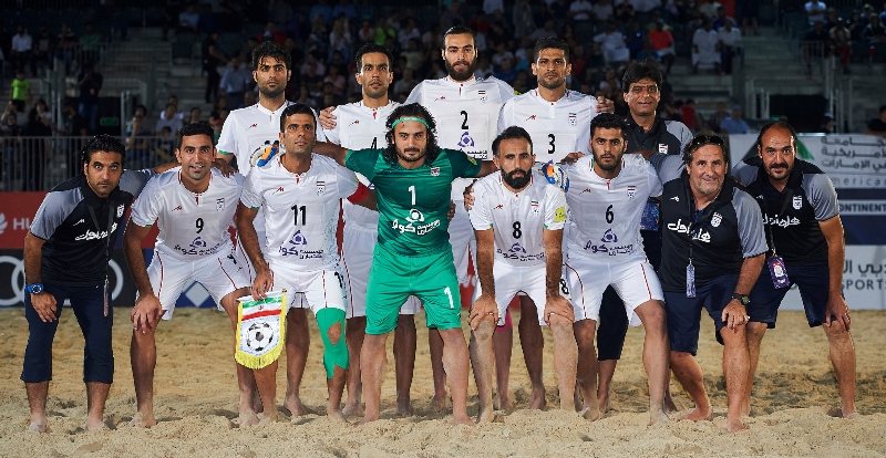 Iran nat'l beach soccer team mounts to 2nd world ranking