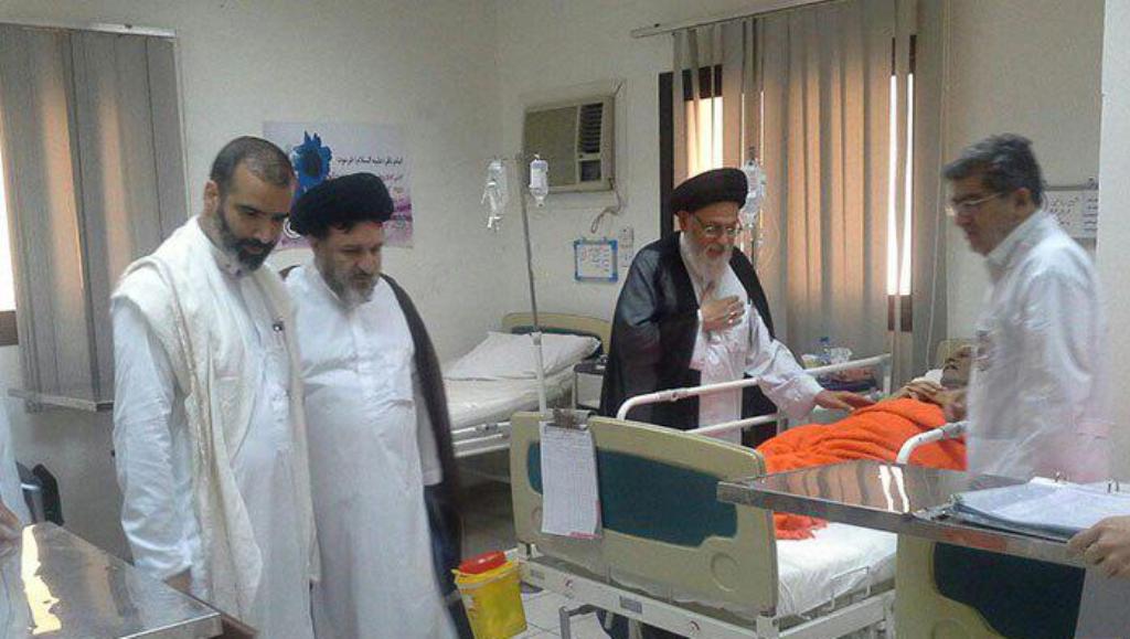 هیات اعزامی آیت الله العظمی نوری همدانی از بیمارستان مکه مکرمه بازدید کرد