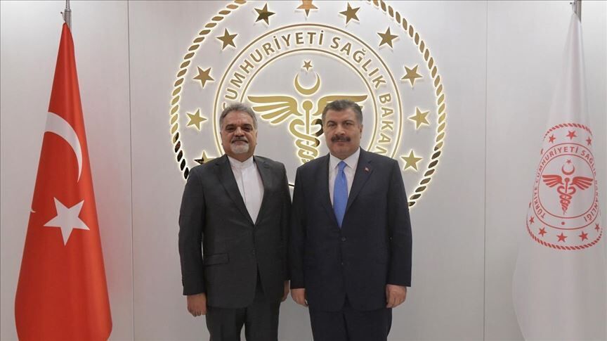 Iran’s ambassador meets with Turkish health minister