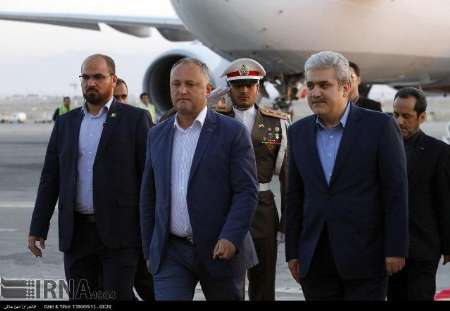 Moldavian president in Tehran to attend Rouhani inauguration