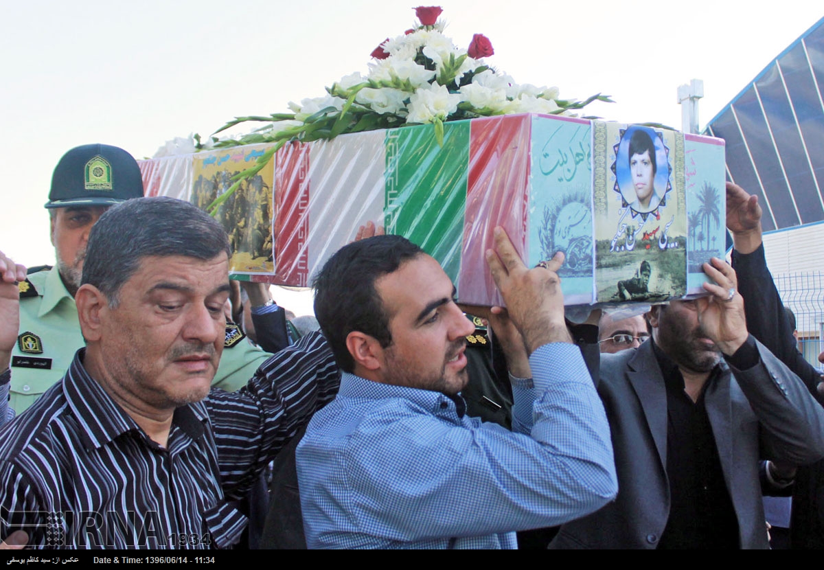 تبریز/استقبال از پیکر مطهر حسن جنگجو، شهید 13 ساله