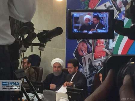 President Rouhani registers for presidential election