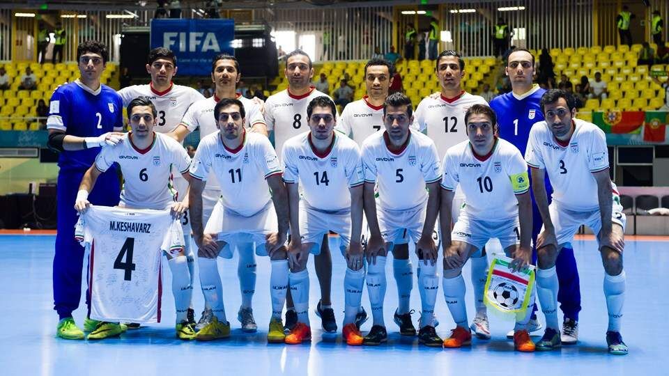 Iran futsal standing 1st in Asia, 3rd in world