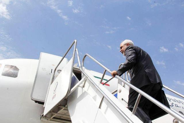 Iran FM leaves for Baku for quadrilateral meeting