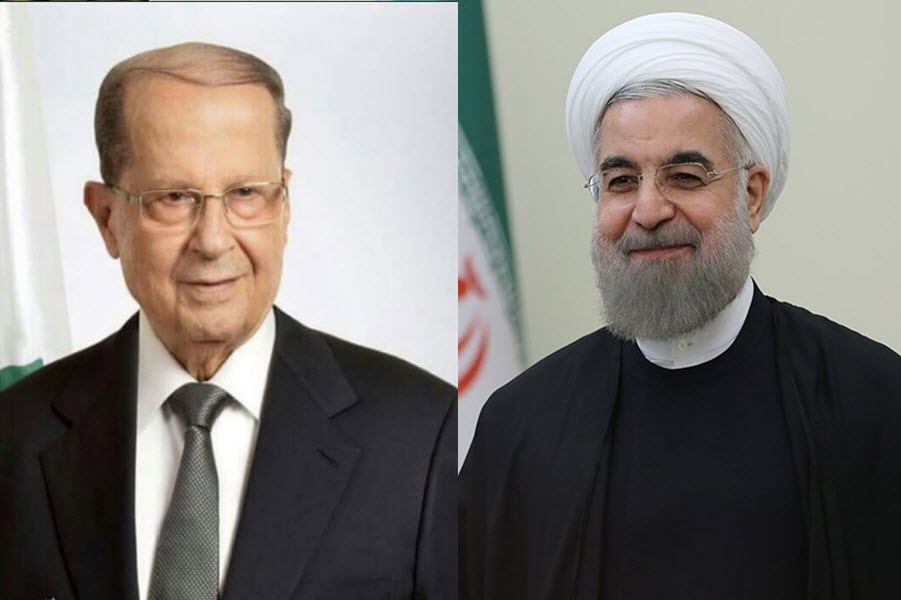 President Rouhani's message delivered to Lebanon counterpart