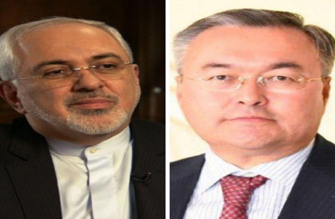 Zarif, Kazakh counterpart discuss cooperation on fighting COVID-19