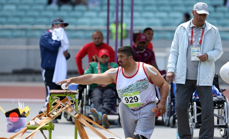 Iran’s Ehsani Shakib wins silver medal in Asian Para Games discus throw competitions