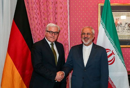 Iran's Zarif confers with German counterpart in Berlin