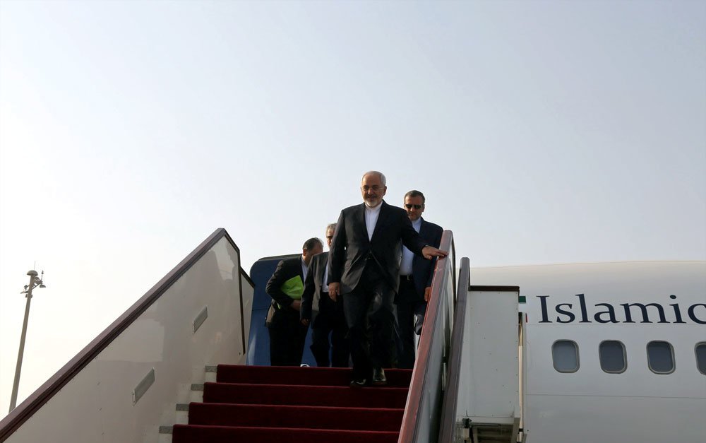 Zarif arrives in Doha