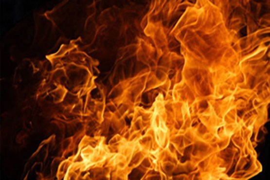 آتش سوزی در تعاونی 15 ترمینال جنوب