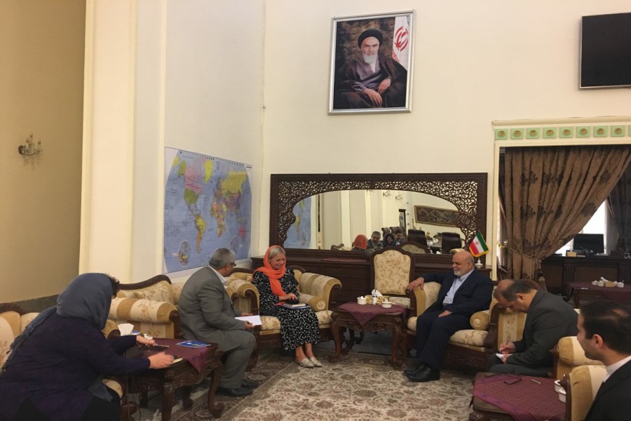 Iran ambassador, UN envoy discuss Iraq, regional security