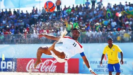 Iranian beach soccer team ranks 2nd in 2016 Int'l Cup