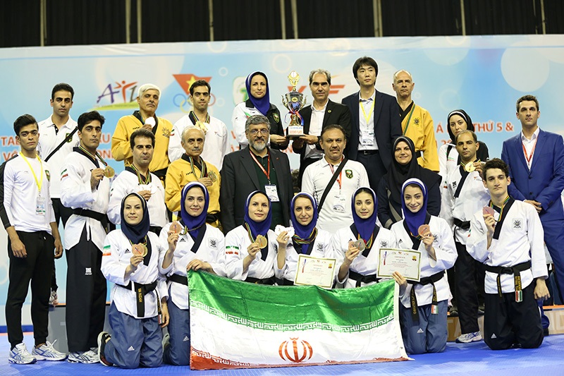 Iran runner-up at Asian Taekwondo Champs