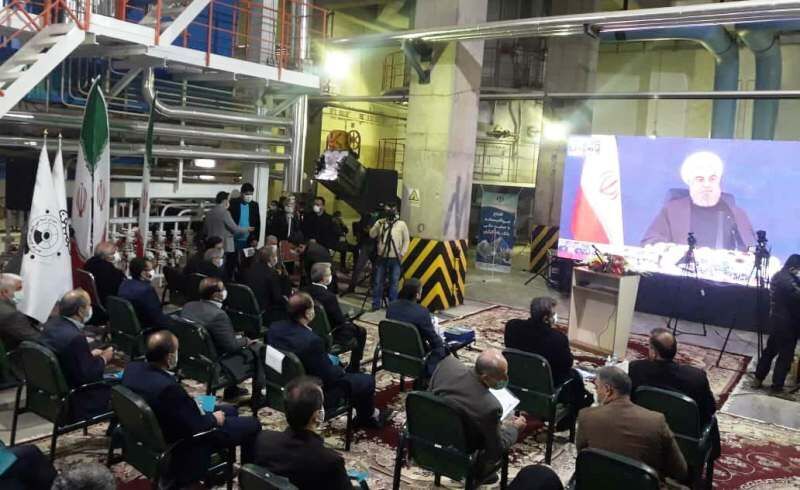 President Rouhani opens incineration power plant in northern Iran
