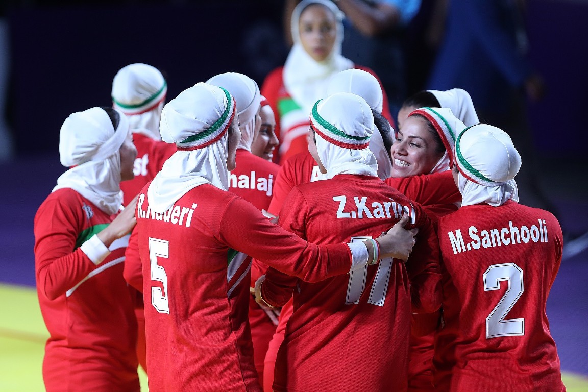 Iran's women Kabaddi team defeats Bangladesh