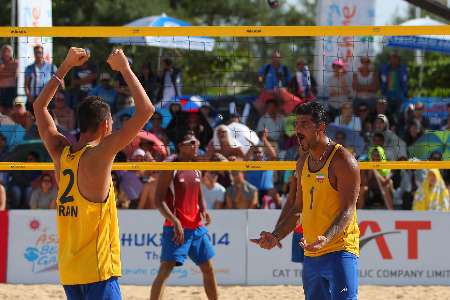 Iranian beach volleyball teams leave for Australia