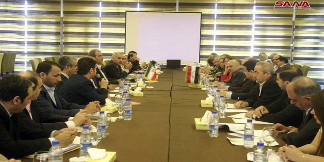 Iranian delegation discusses joint agreements with Syria