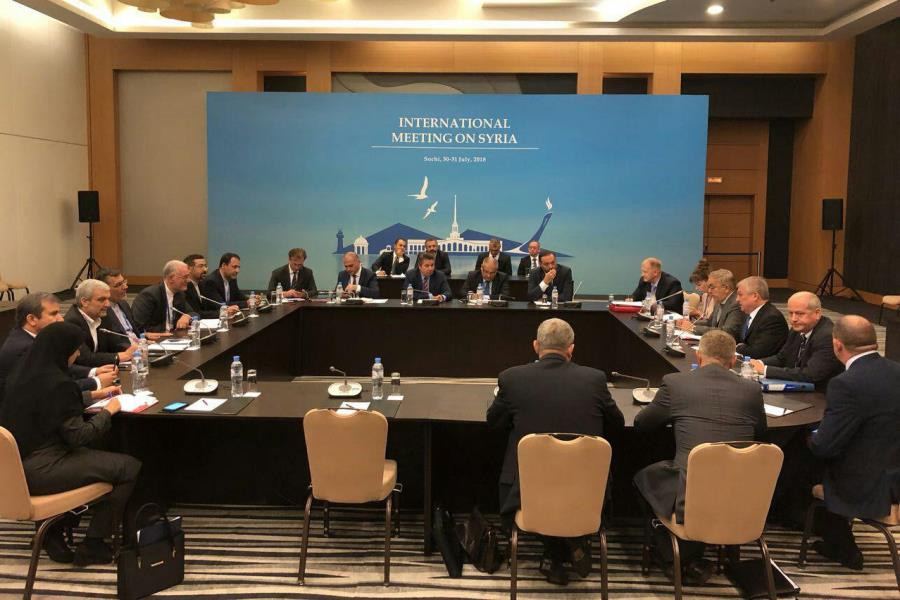 Iran, Russia, Turkey discuss Sochi final statement