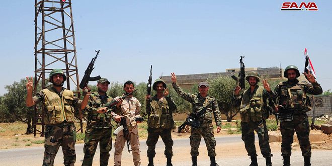 Army tightens noose around terrorists in eastern Daraa
