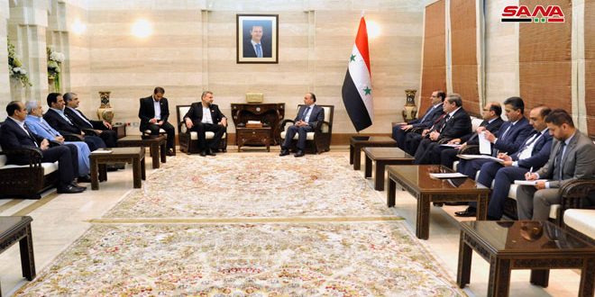 Premier Khamis invites Iranian companies to participate in Syrian reconstruction