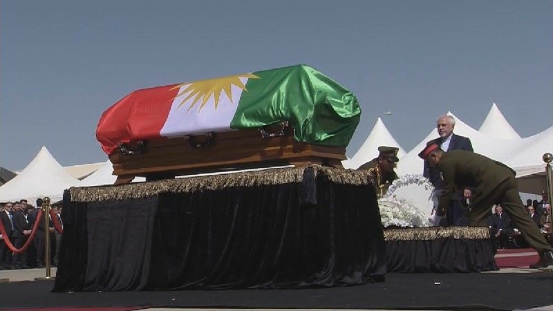 Iranian FM pays tribute to late Talabani