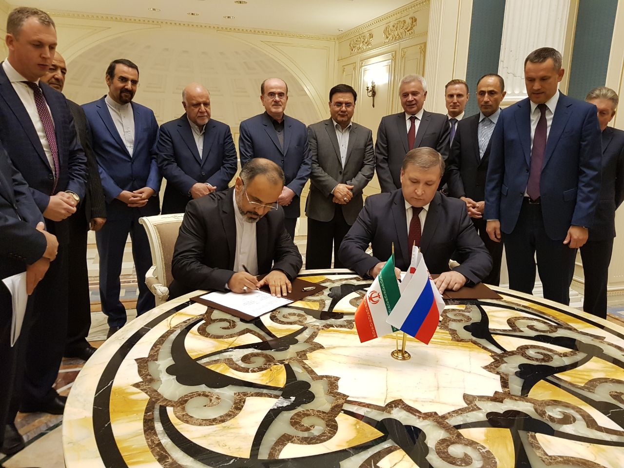 Iran, Russia sign Caspian Sea oil MoU