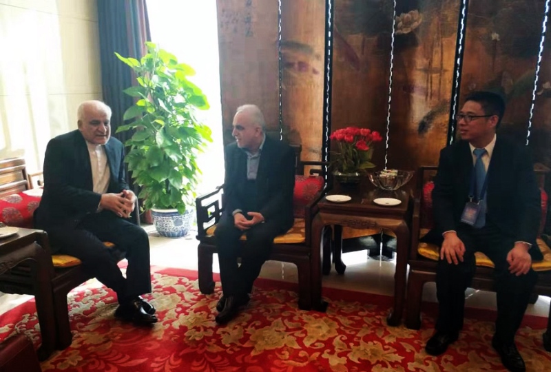 Iran finance minister in China for joint economic commission