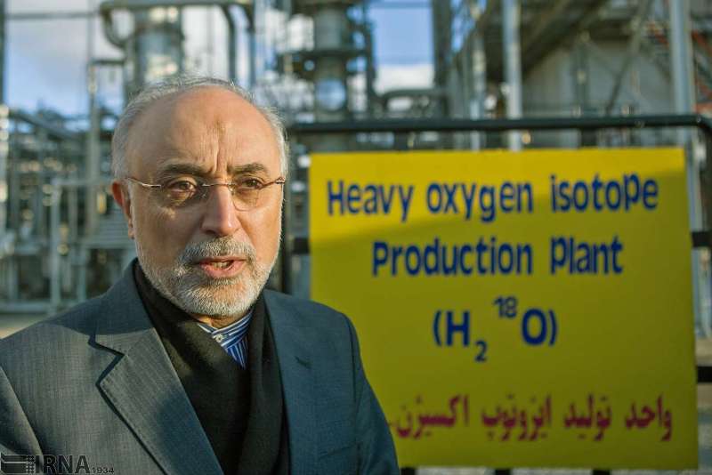 Iran self-sufficient in producing highly pure Oxygen-18