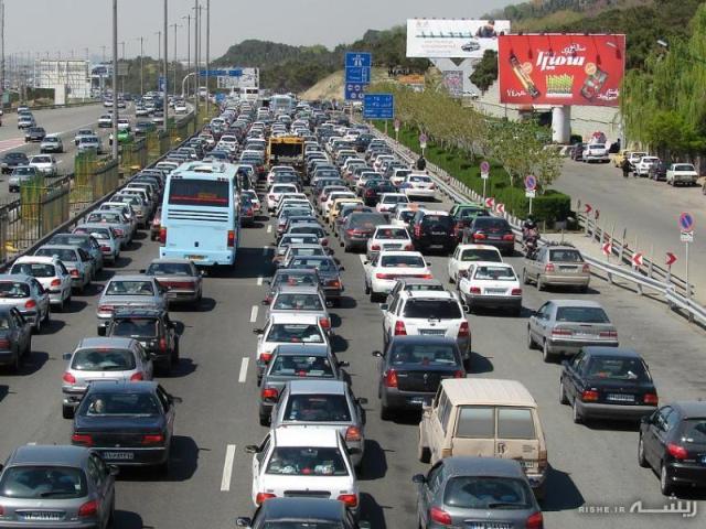 ترافیک سنگین صبحگاهی در راه های البرز
