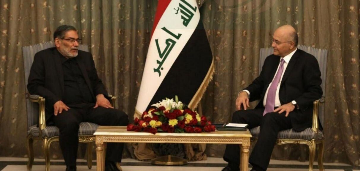 Shamkhani, Iraqi president reiterate Tehran-Baghdad cooperation against terrorism