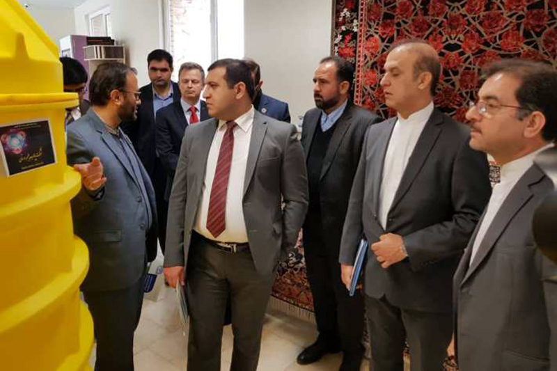 Commercial attaché of 7 countries visit industries exhibition in N Iran