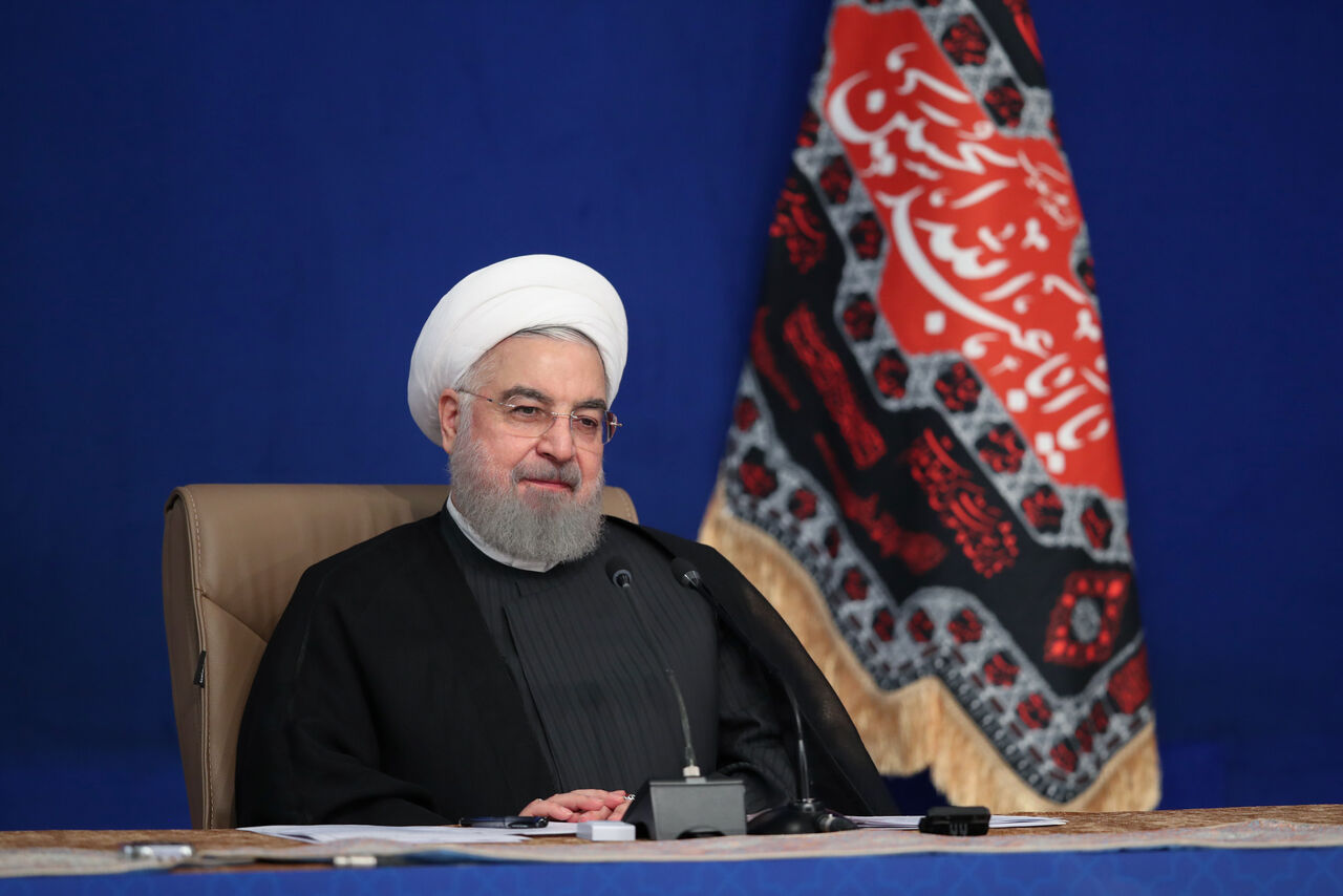 Iran producing 1 billion cm/d of gas, Pres. Rouhani says