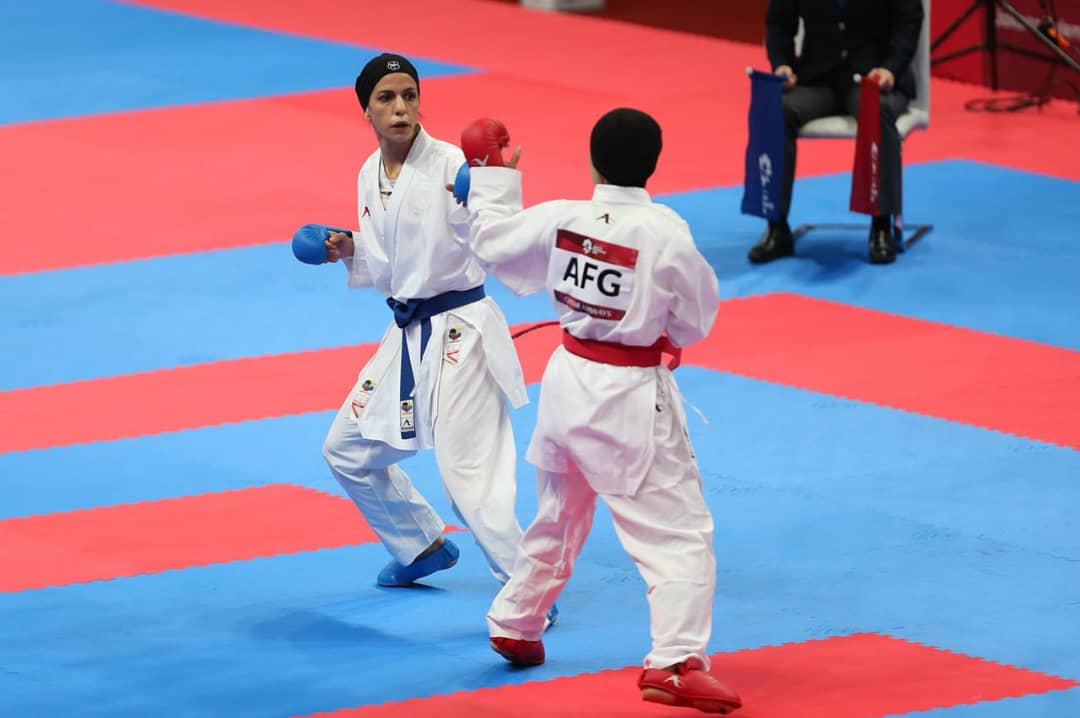 Iranian female karateka reaches final in Asian Games