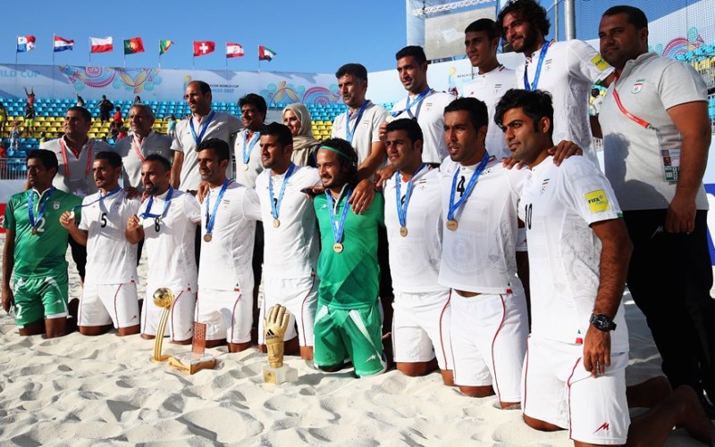 Iran best Asian beach soccer team