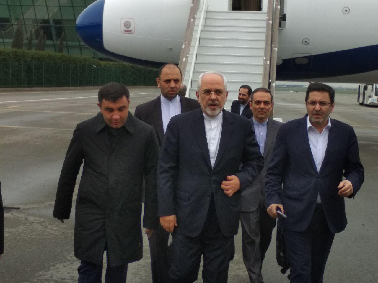 Zarif says his Baku visit in line with Iran's policies