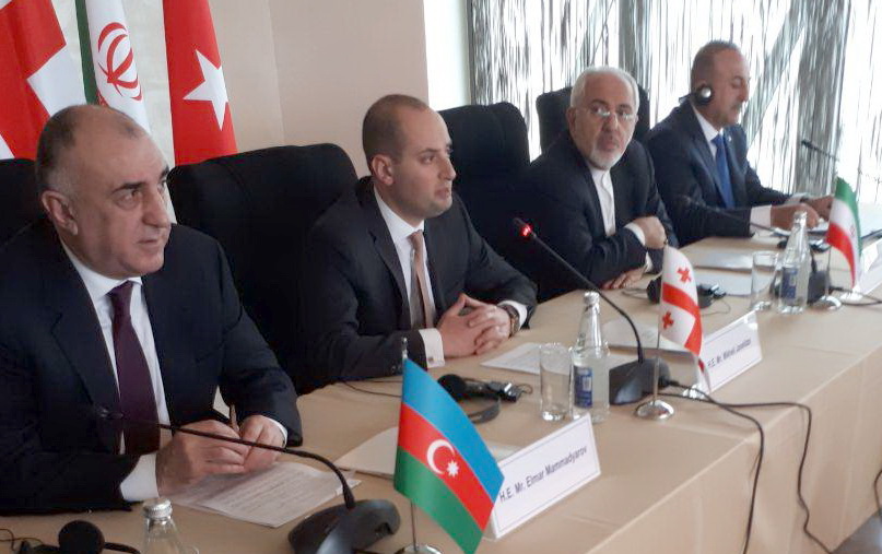 Iran, Georgia, Turkey, Azerbaijan to work toward peace, stability