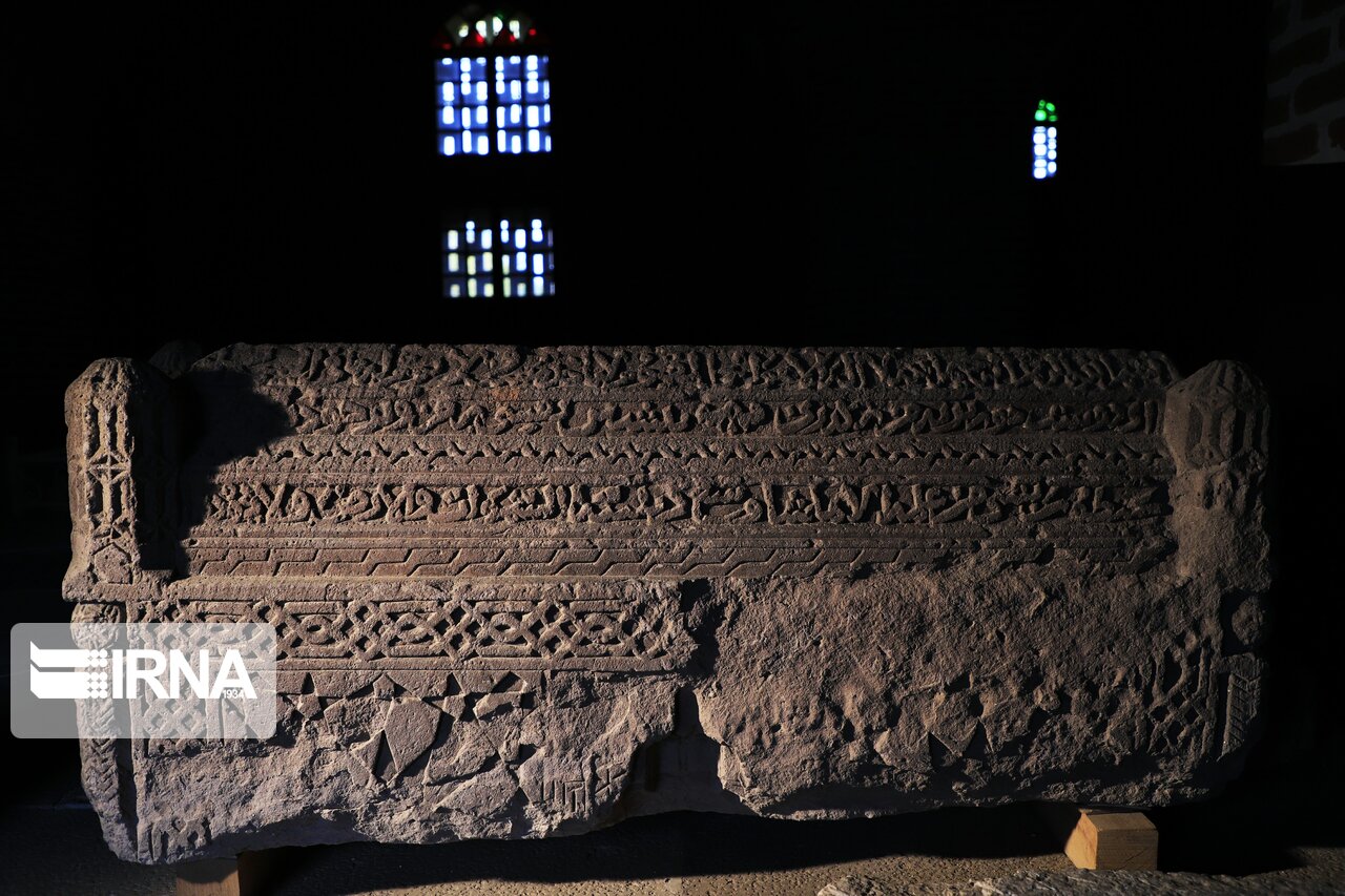 Agalar Mausoleum, a 800-year old building in northwest Iran