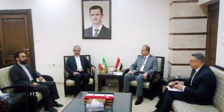 Iran’s ambassador confers with Syrian petroleum minister