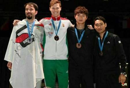 Iranian male fencer bags silver medal in World Cup