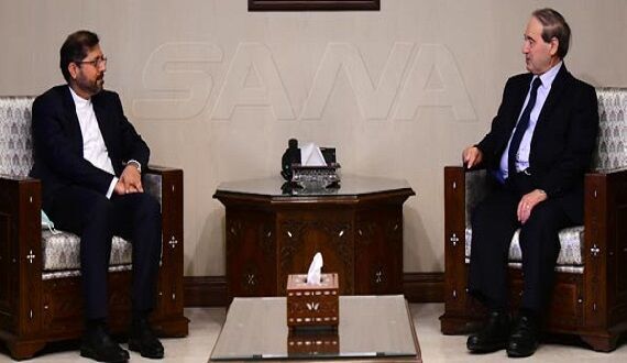 Iranian FM spox talks with Syrian ministers in Damascus