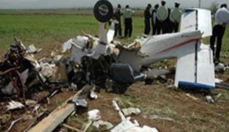 Trainig plane crashes in Alborz province