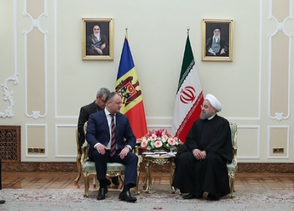 President Rouhani, Moldovan counterpart opt for expanding relations