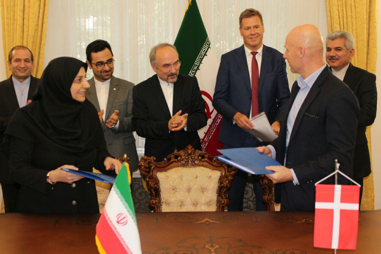 Iran inks 2 cooperation documents with Denmark