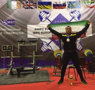 Iranian athlete ranks 1st in 2017 Russian Champs