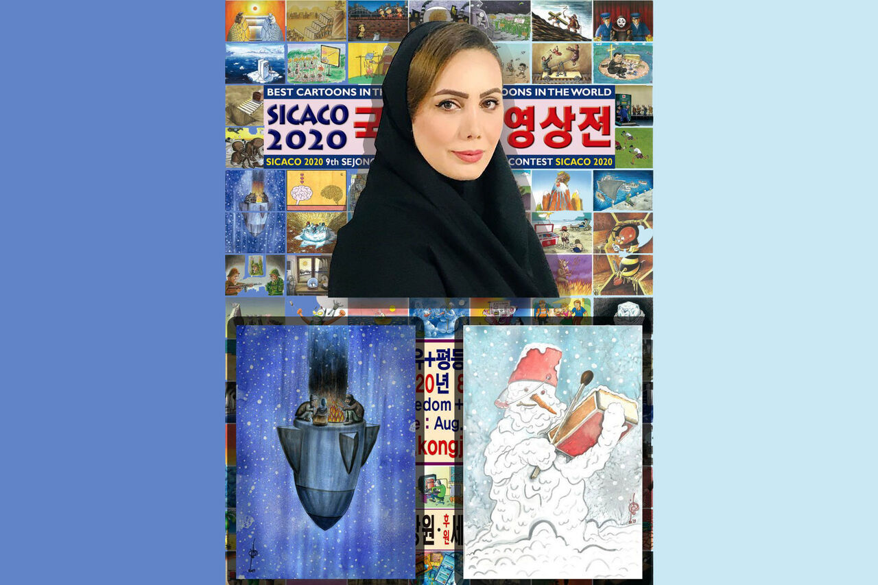 Iranian artist runner-up in SICACO 2020 Contest